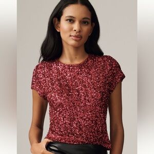 Maeve Sequin Tee